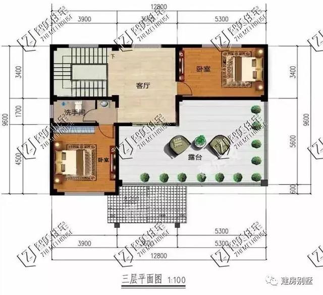 两款简约实用的三层别墅设计图，不仅外观简约，而且布局实用