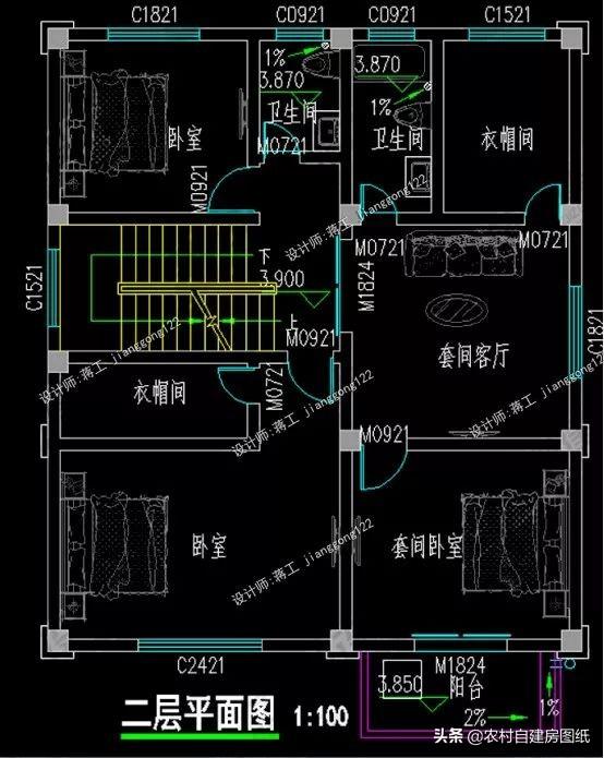 4款豪气冲天的三层欧式别墅设计图，非常经济的欧式小洋楼