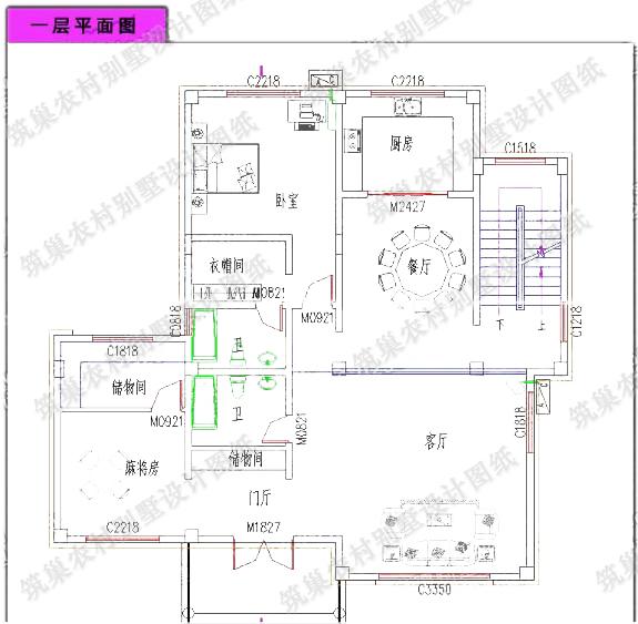 三层农村别墅实拍施工效果图，带挑空客厅+车库，这样的设计会让人眼前一亮