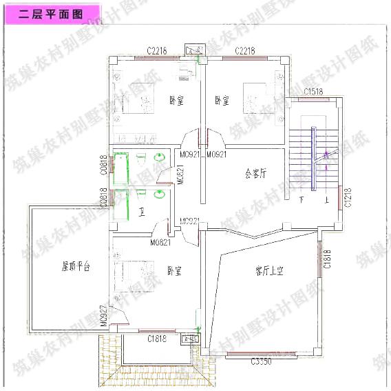 三层农村别墅实拍施工效果图，带挑空客厅+车库，这样的设计会让人眼前一亮