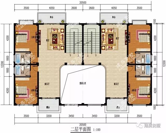 精选3款农村豪华双拼别墅设计图，建一栋好房一辈子享福