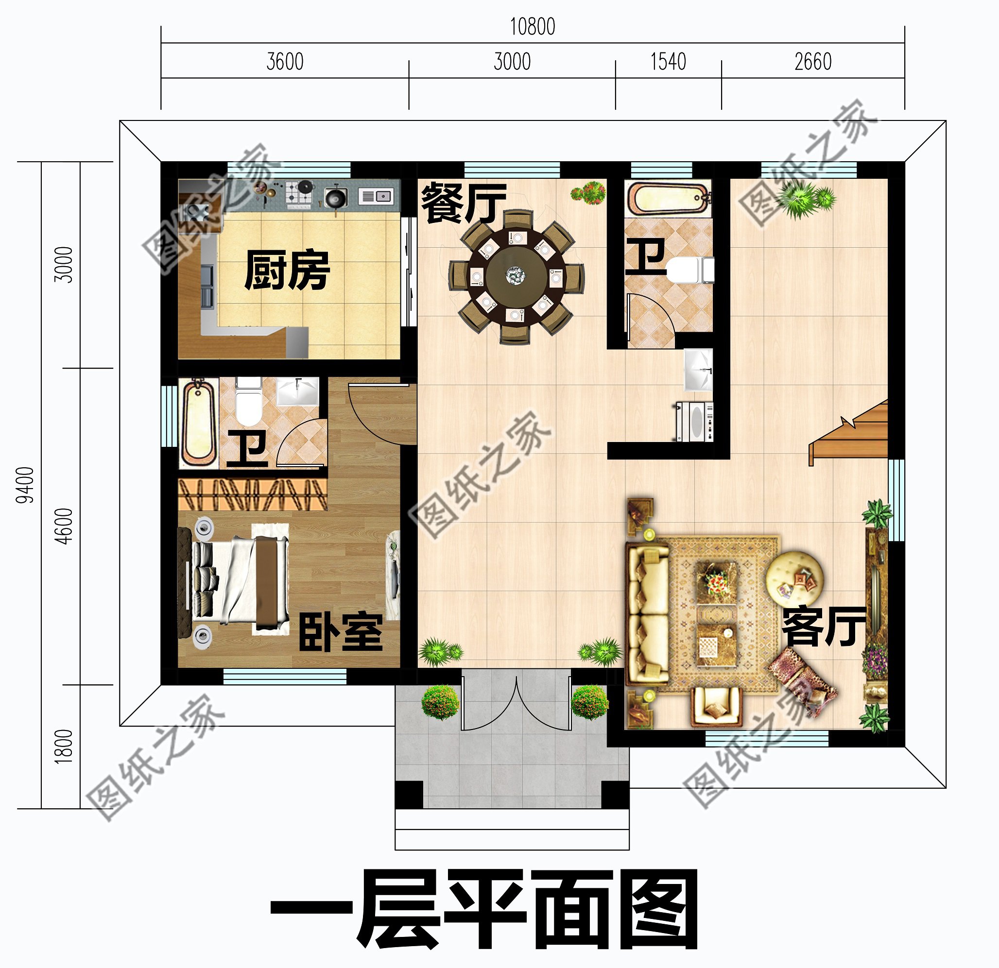 农村90平米二层设计图，最经典，过完年正好可以建