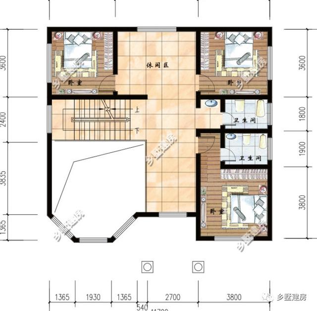 二款当今潮流款自建房别墅图，每栋都独具特色，快来建造吧！