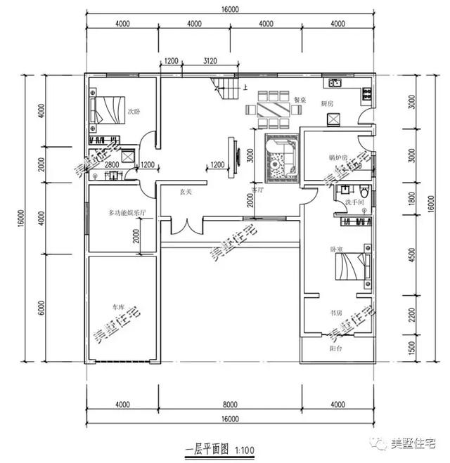 3款造价30万左右的农村别墅图，都带有车库，气质绝对不输豪宅