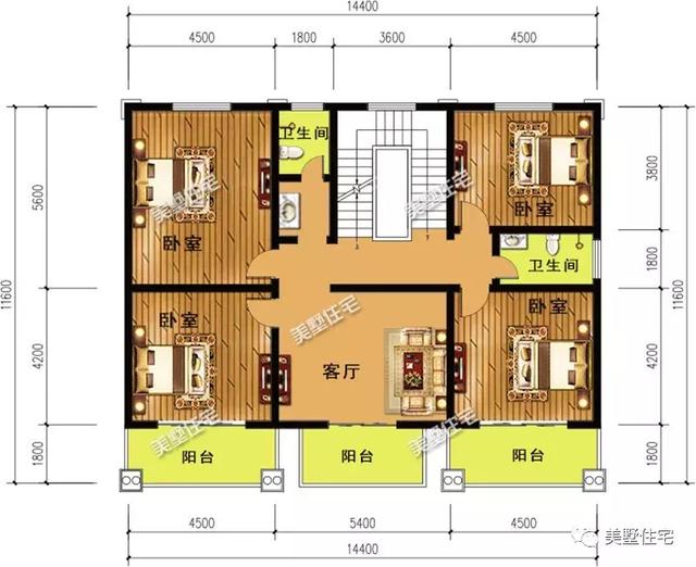 3款造价30万左右的农村别墅图，都带有车库，气质绝对不输豪宅