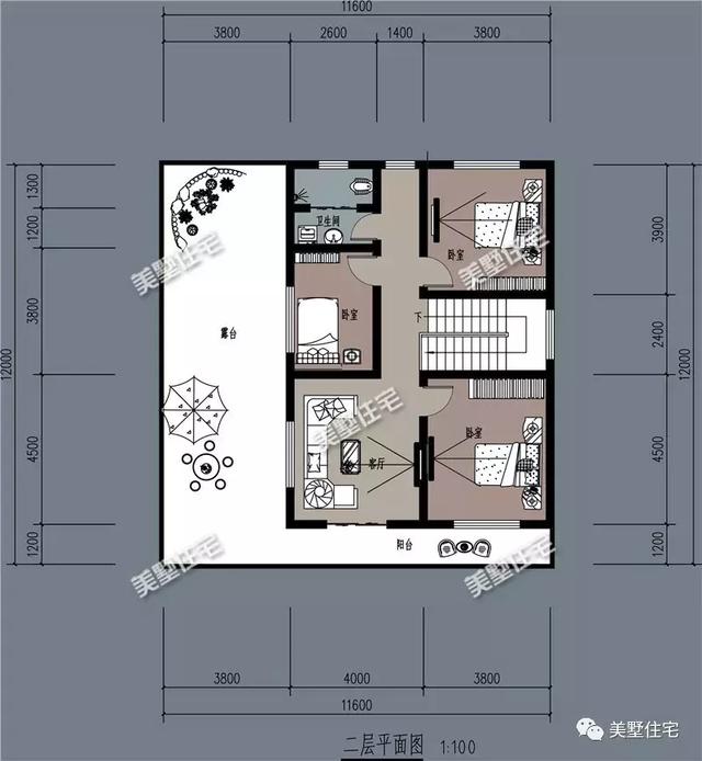 3款造价30万左右的农村别墅图，都带有车库，气质绝对不输豪宅