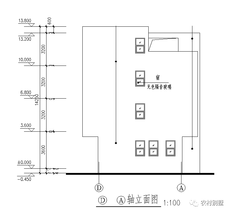 12x8现代四层米农村自建房图，可商住两用