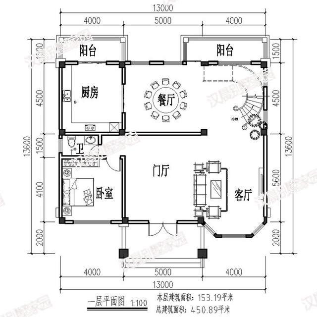 48万在农村盖这么洋气的三层别墅设计图，从细节上讲究档次，棒极了。