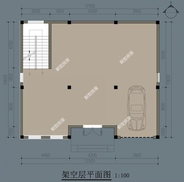 农村楼房首层做架空层如何？再也不怕下暴雨了