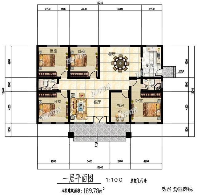 精选了5款一层别墅设计图纸，美到爆，看完赶紧把图纸收藏好了！