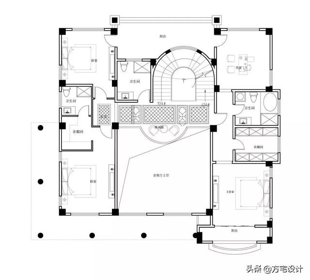 占地270平的五层豪华别墅设计图，带效果图和施工图。