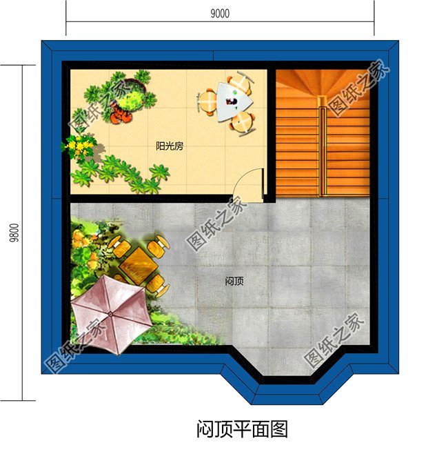 三套漂亮农村二层二间新款式设计图，让很多农村人为此疯狂