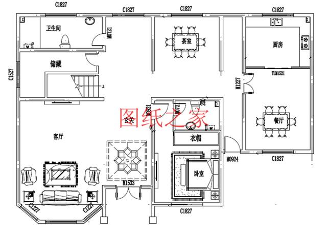 5款农村二层自建房设计图，外观漂亮，结构合理