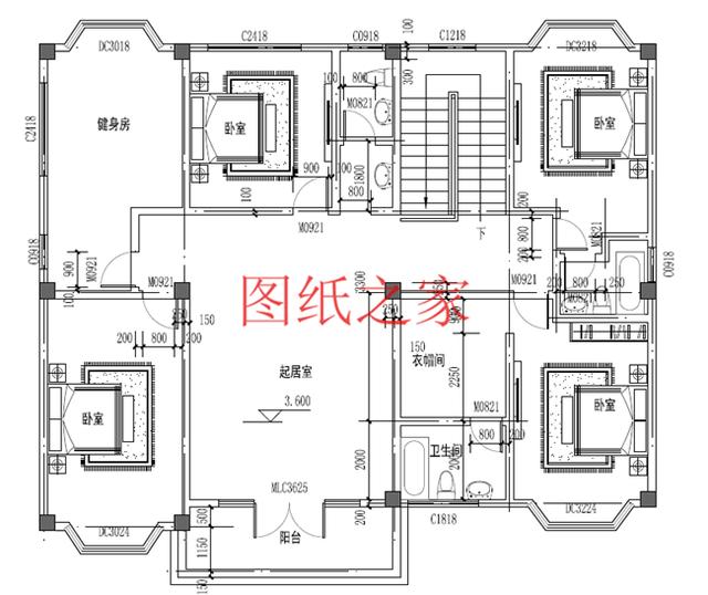 5款农村二层自建房设计图，外观漂亮，结构合理