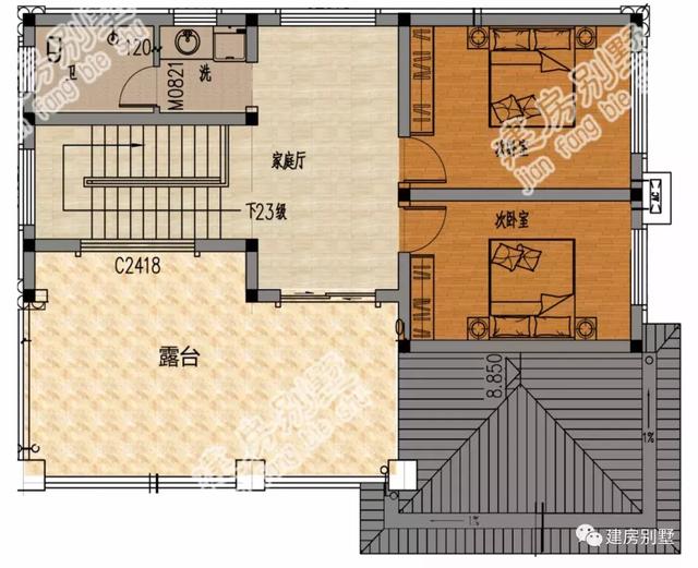 2栋面宽13米的农村自建房设计，主体造价42万左右