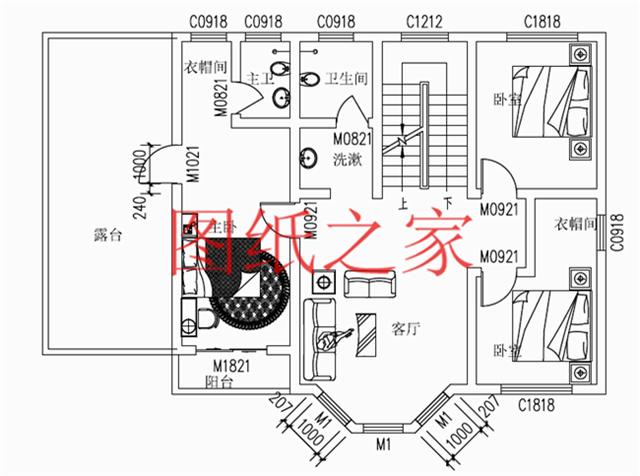 4套农村三层别墅设计图，占地方正，展现自家品味和生活品质！