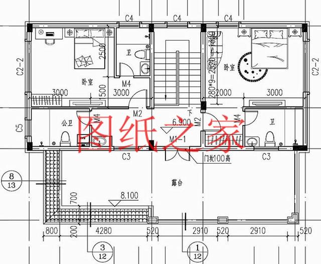 4套农村三层别墅设计图，占地方正，展现自家品味和生活品质！