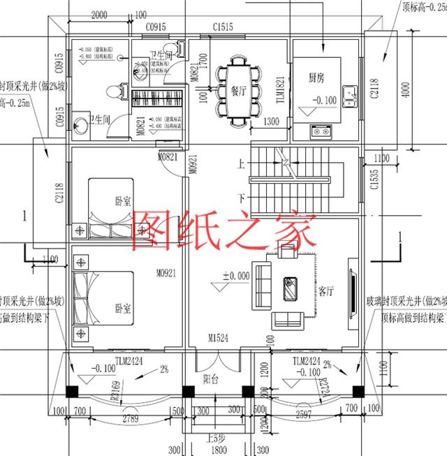 3套农村二层别墅设计图，占地110平方米左右，造价只要20万，快来看看吧